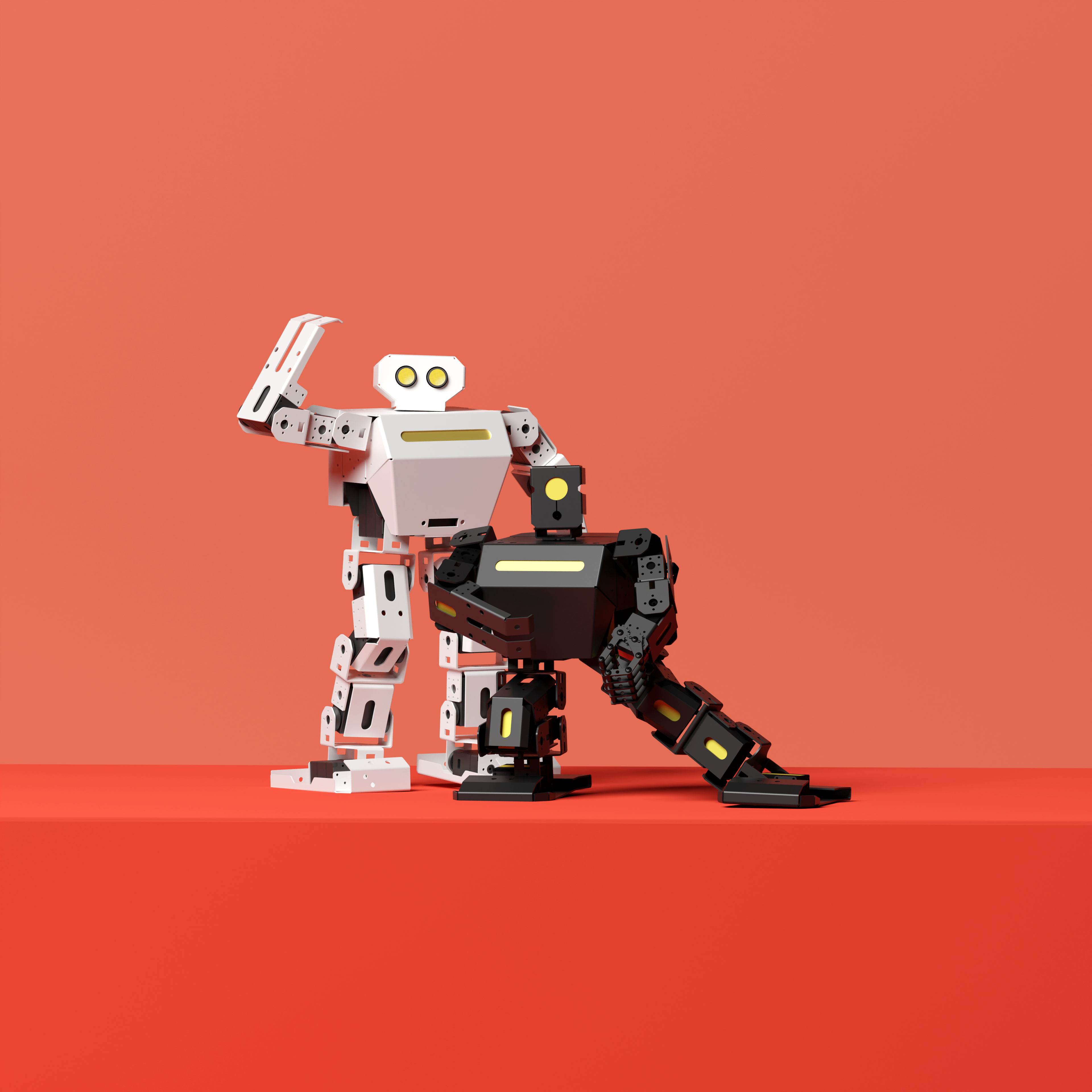 Zing humanoid robot — close-up detail